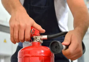 Verificación operativa de equipos contra incendios