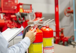 Uso seguro de equipos contra incendios con respaldo en extintores certificados